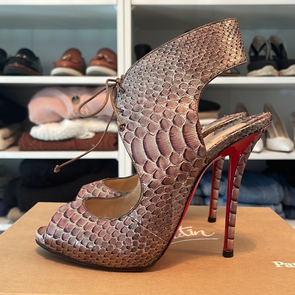 Christian Louboutin Python Heels - Picture 4 of 13